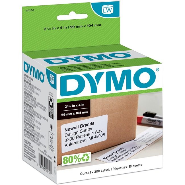 Newell Brands DYMO Label Shpg Hicap We 300L/RL DYM30256