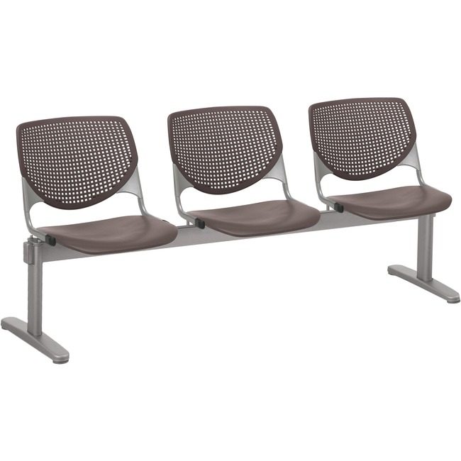 KFI Seating Beamseat 2SEAT Brown/Brown KFI2300BEAM3P18