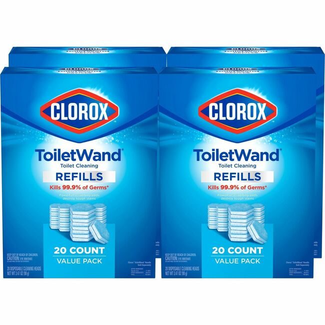 CloroxPro / Clorox The Clorox Company CloroxPro / Heads Toiletwand Refill 20 CLO31049CT