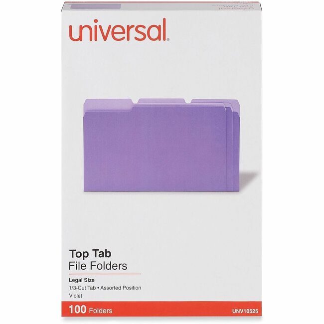 Universal Office Products Folder File 1/3C Legal Vl UNV10525