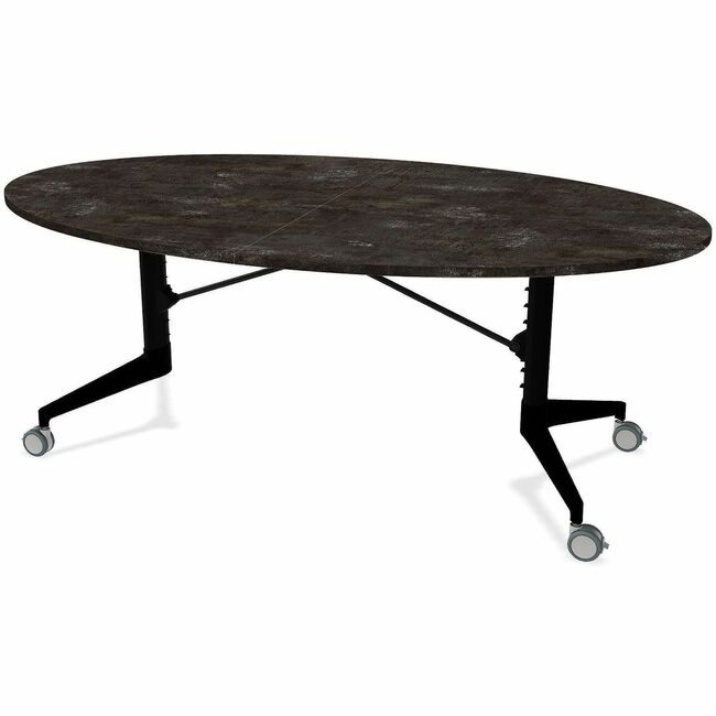 PS Furniture Rolling Fold In Half Table PSF3050