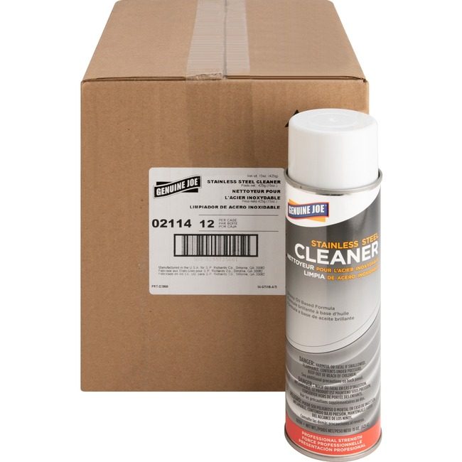 Genuine Joe Cleaner Stst Aerosol 15OZ GJO02114CT