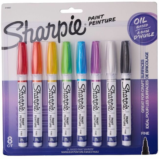 Sharpie / Expo / Prismacolor / Sanford Newell Brands / Sanford Sharpie / Expo / Prismacolor / Marker Paint Oil Fn Assorted 8 Count SAN2144007