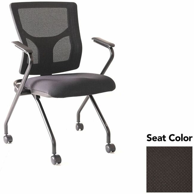 Lorell Chair Train W/Arm Black LLR6201963
