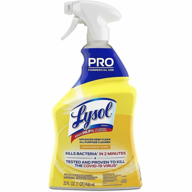 Reckitt Lysol / Resolve / Air Wick / Easy-Off / product-specific Cleaner Disinf Lemon 32OZ RAC00351
