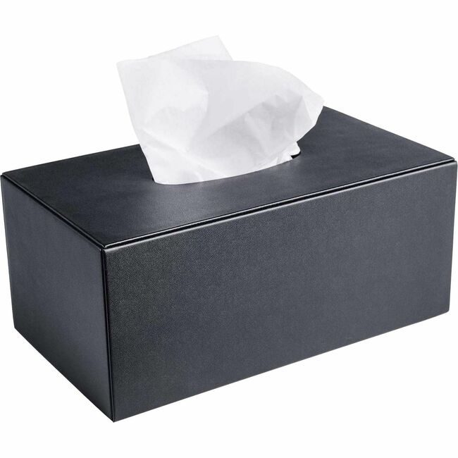 Dacasso Tissue Cvr Rec Lthrette Black DACA1377