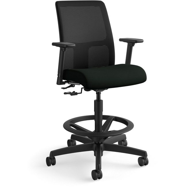 The HON Company Chair Task Stool Lbck Ajarm HONIT108UR10