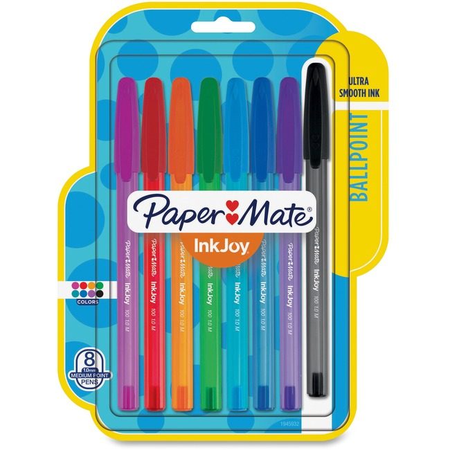 Newell Brands Paper Mate Pen Inkjoy 100ST 1.0MM 8 Pack PAP1945932