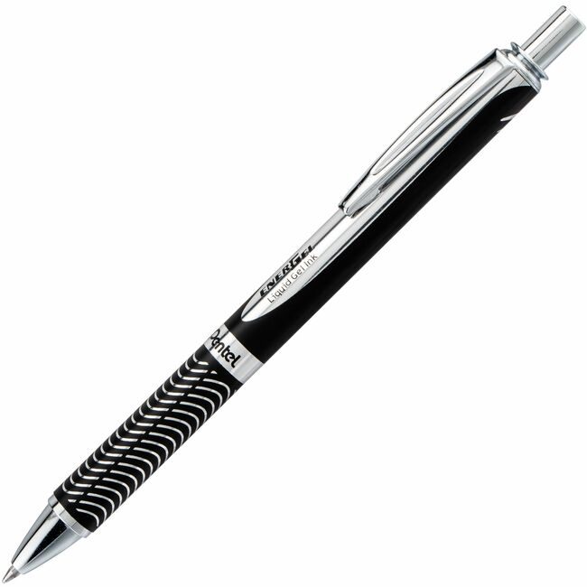 Pentel of America Pen Energel Alloy Rt 0.7 Black PENBL407A-A