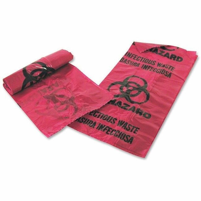 Medical Action Industries Inc. Medegen MHMS Bags Waste 1GAL Red MHM01EB086000