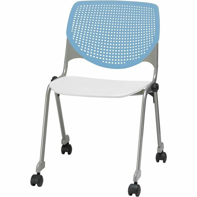 KFI Seating Chair Casters Stk Skybl White KFICS230BKB35S8