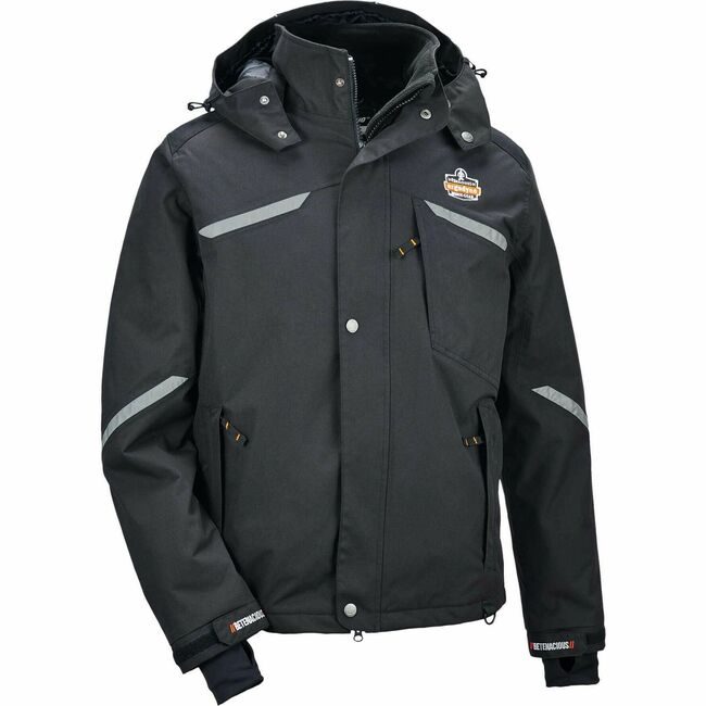 Ergodyne Jacket Thermal Nylon Black 4X EGO41118