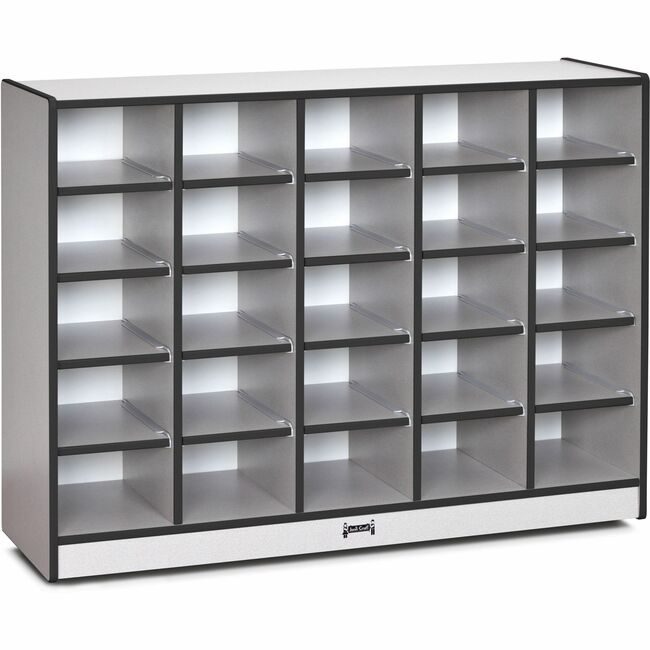 Jonti-Craft, Inc. Cubbie 25 TRAY No Bins Black JNT0425JCWW180
