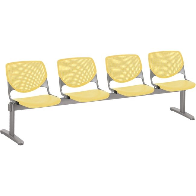 KFI Seating Beamseat 4SEAT Yel/Yel KFI2300BEAM4P12