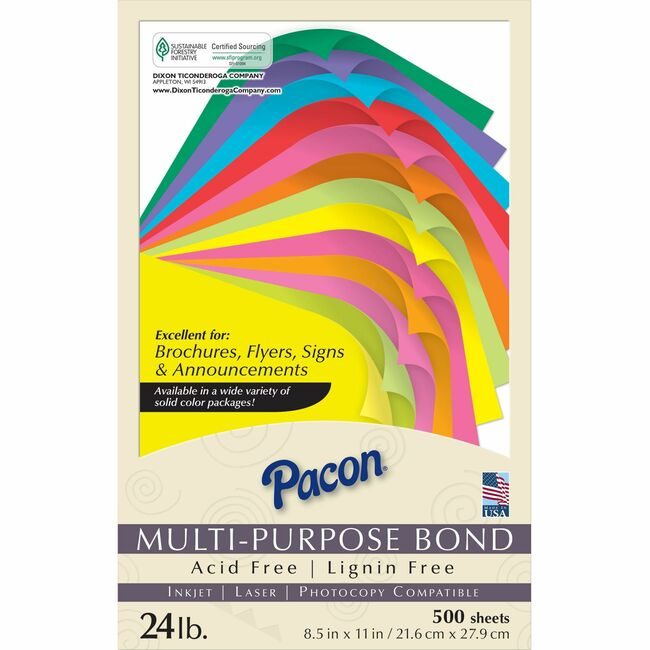 Pacon Corporation Paper Mlti-Purpose Pack 500SH PAC102206