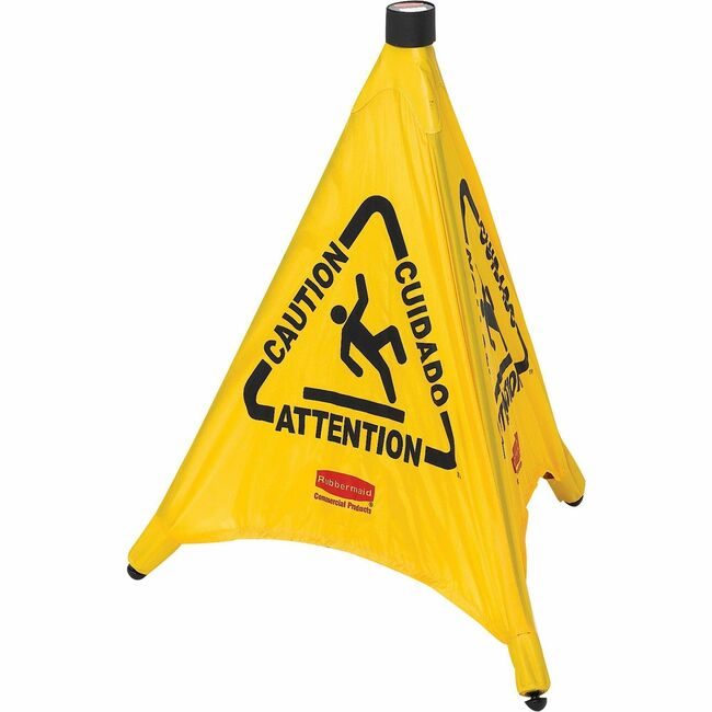 Rubbermaid Commercial Products Cone Safety Popup Caution RCP9S0000YW