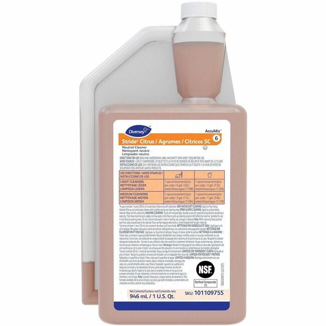 Diversey Cleaner Floor Citrus 32OZ DVO101109755