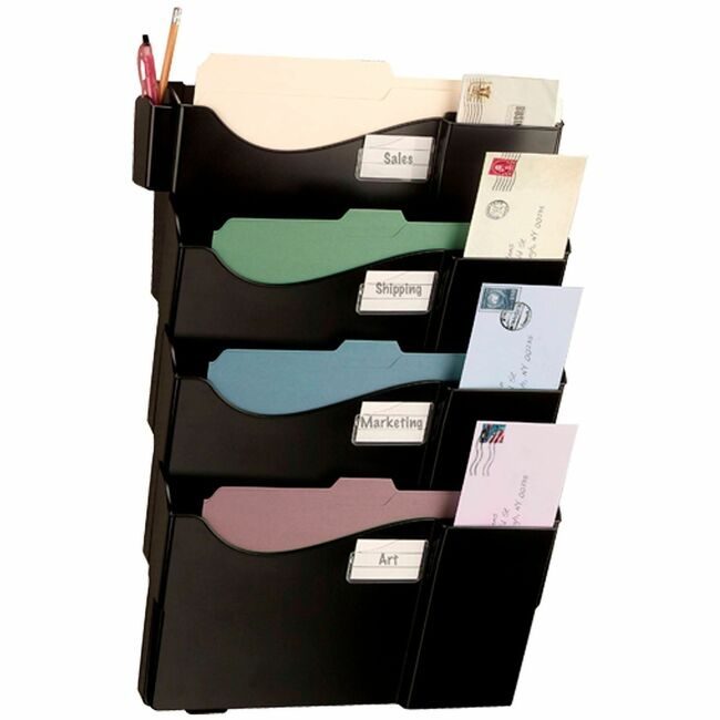 Business Source File Central Sys 4/PK Black BSN08137