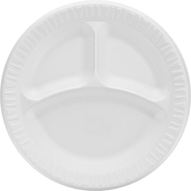 Dart Container Corporation Plate 9 IN FOAM WHITE 3C DCC9CPWQR