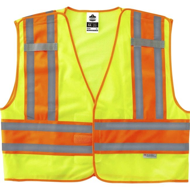 Ergodyne Public Sfty Vest 6X/7X Lime EGO24000