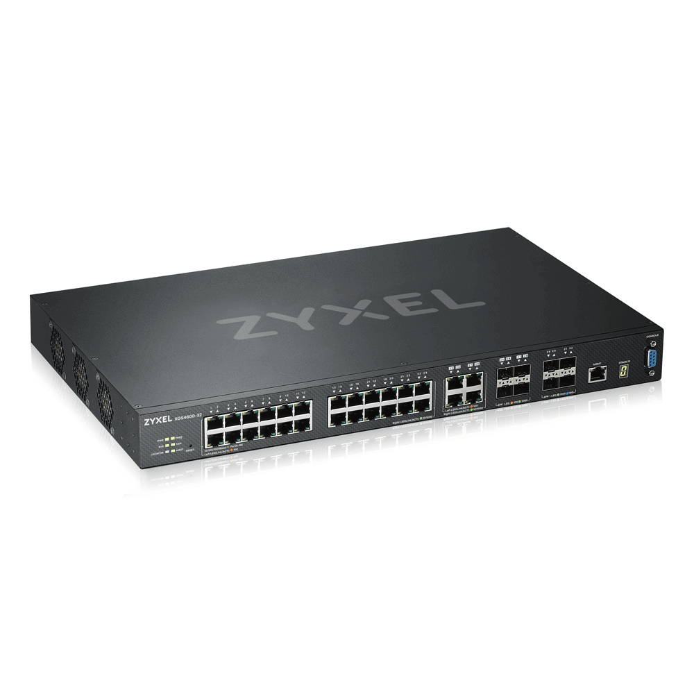 Zyxel XGS4600-32 network switch Managed L3 Gigabit Ethernet (10/100/1000) 1U Black XGS460032