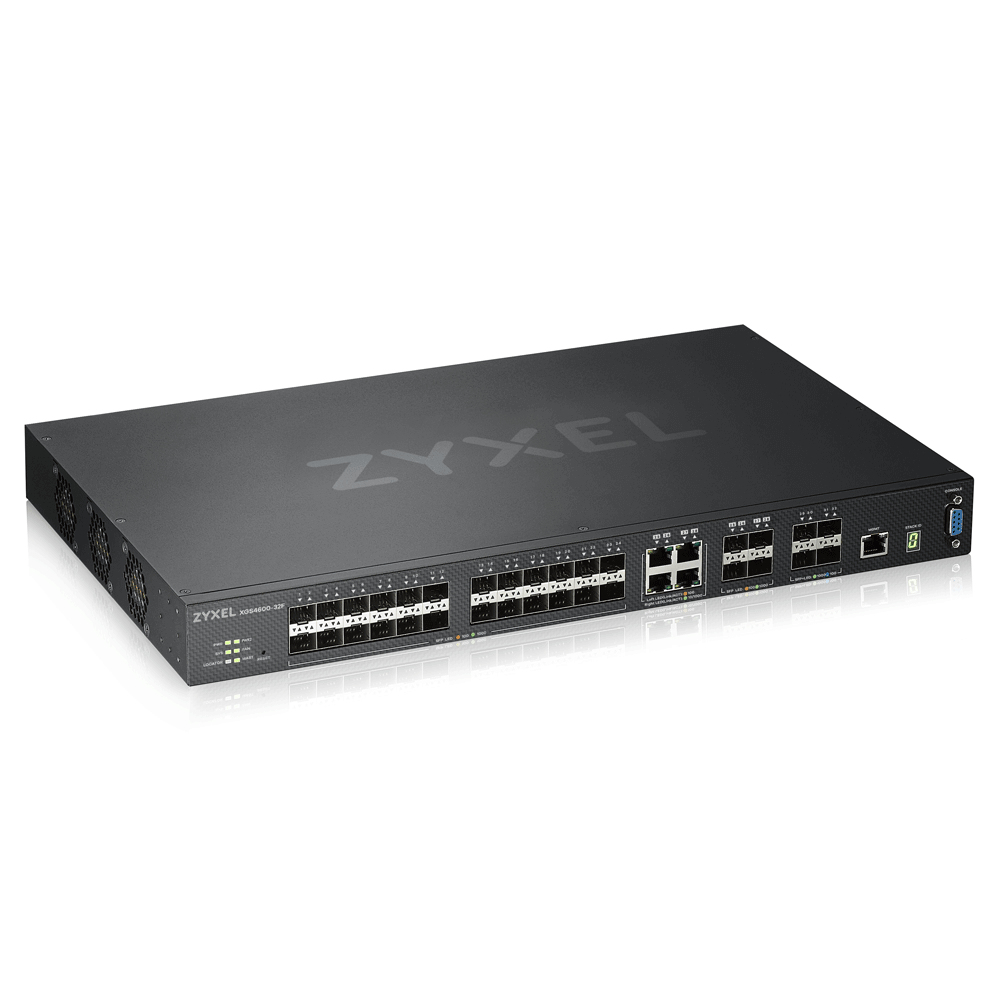 Zyxel XGS4600-32F network switch Managed L3 1U Black XGS460032F