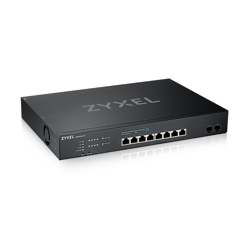 Zyxel XS1930-10 network switch Managed L3 10G Ethernet (100/1000/10000) Black XS193010