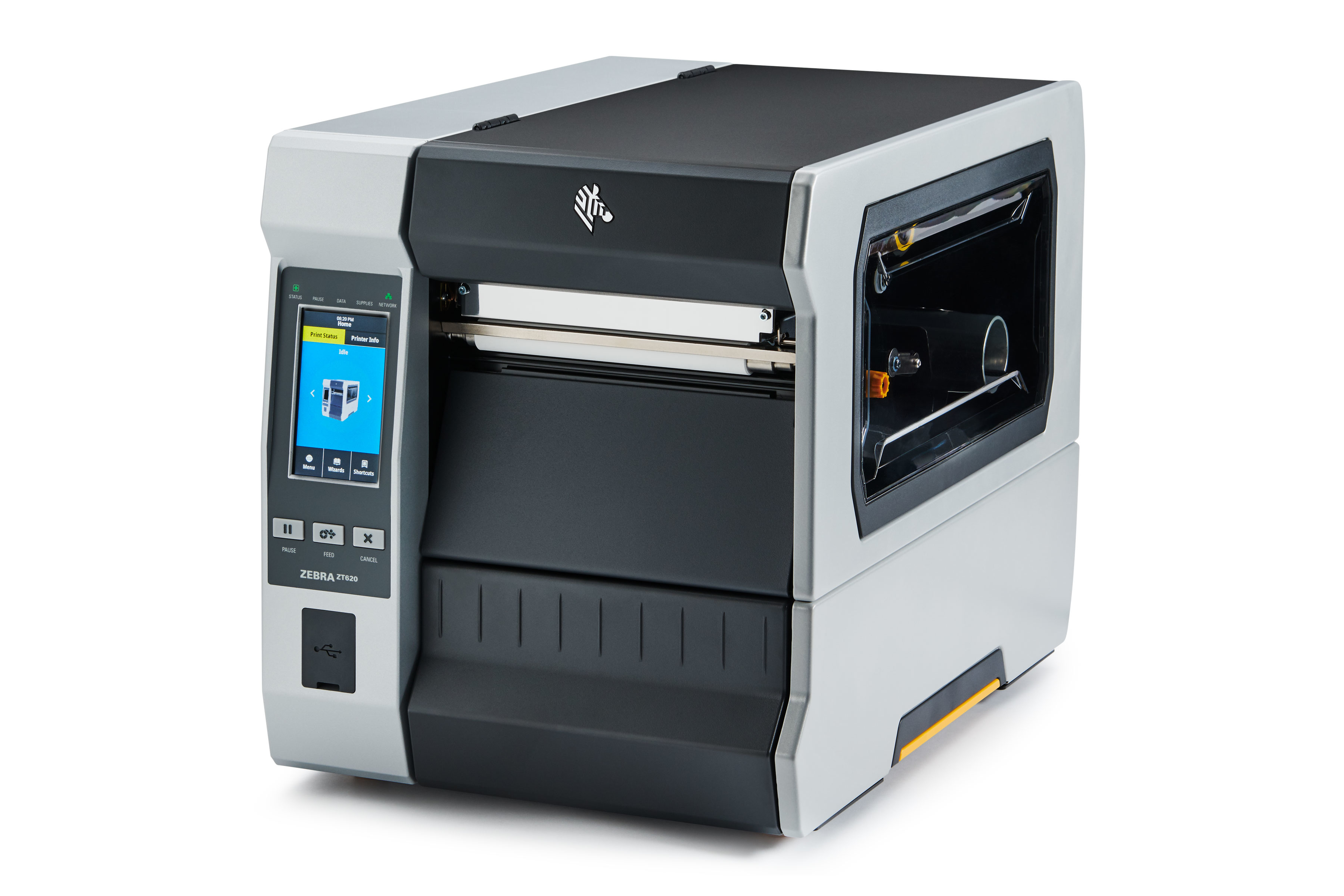 Zebra ZT620 label printer Thermal transfer Colour 300 x DPI 305 mm/sec Wired  Wireless Ethernet ZT62063-T01E100Z