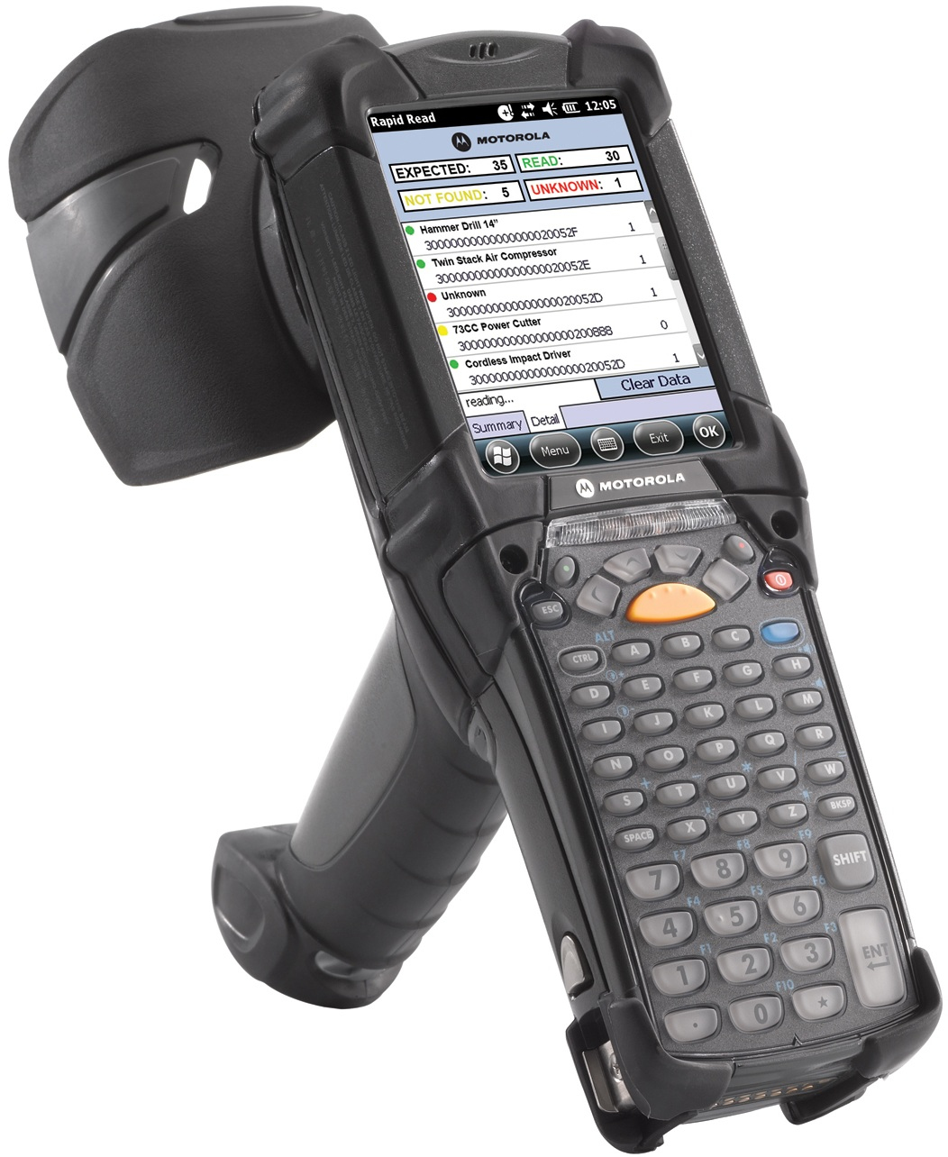 Zebra Motorola MC9190-Z handheld mobile computer 9.4 cm (3.7") Touchscreen 986 g Black MC919Z-GJ0SWEQZ2EU