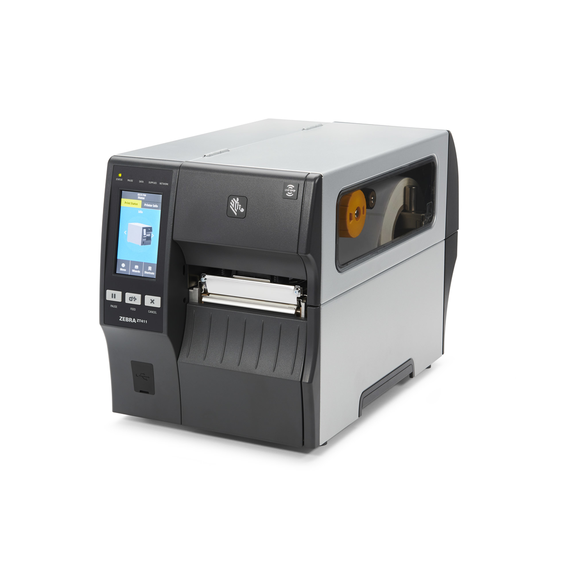 Zebra ZT411 203 x DPI Wired & Wireless Thermal transfer POS printer ZT41142-T01A000Z