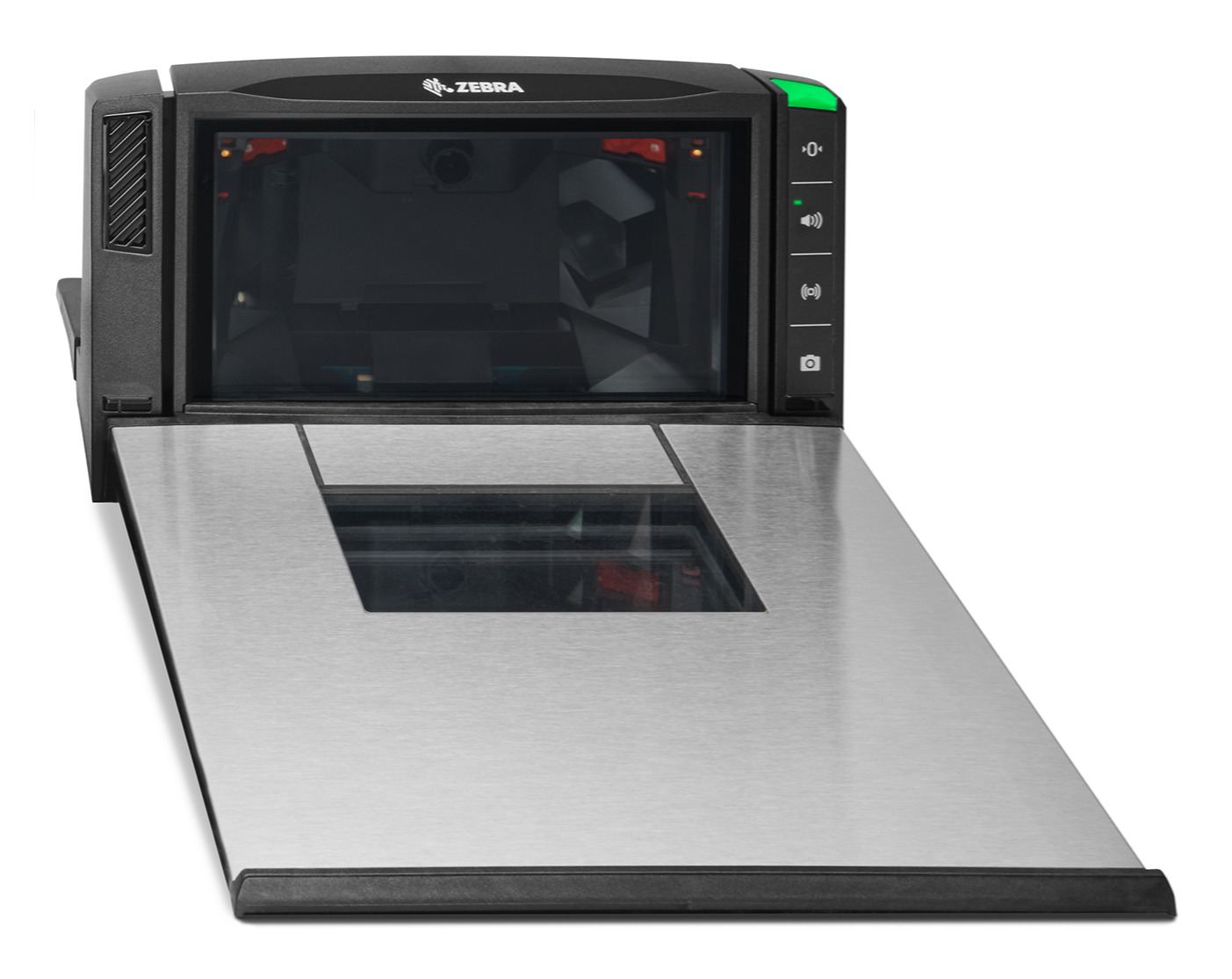 Zebra MP72 Built-in bar code reader 1D/2D CMOS Black, Stainless steel MP7201-LNDLL000US