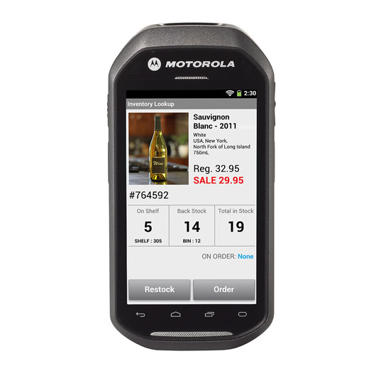 Zebra Motorola MC40N0-SCJ3R01 handheld mobile computer 10.9 cm (4.3") 480 x 800 pixels Touchscreen