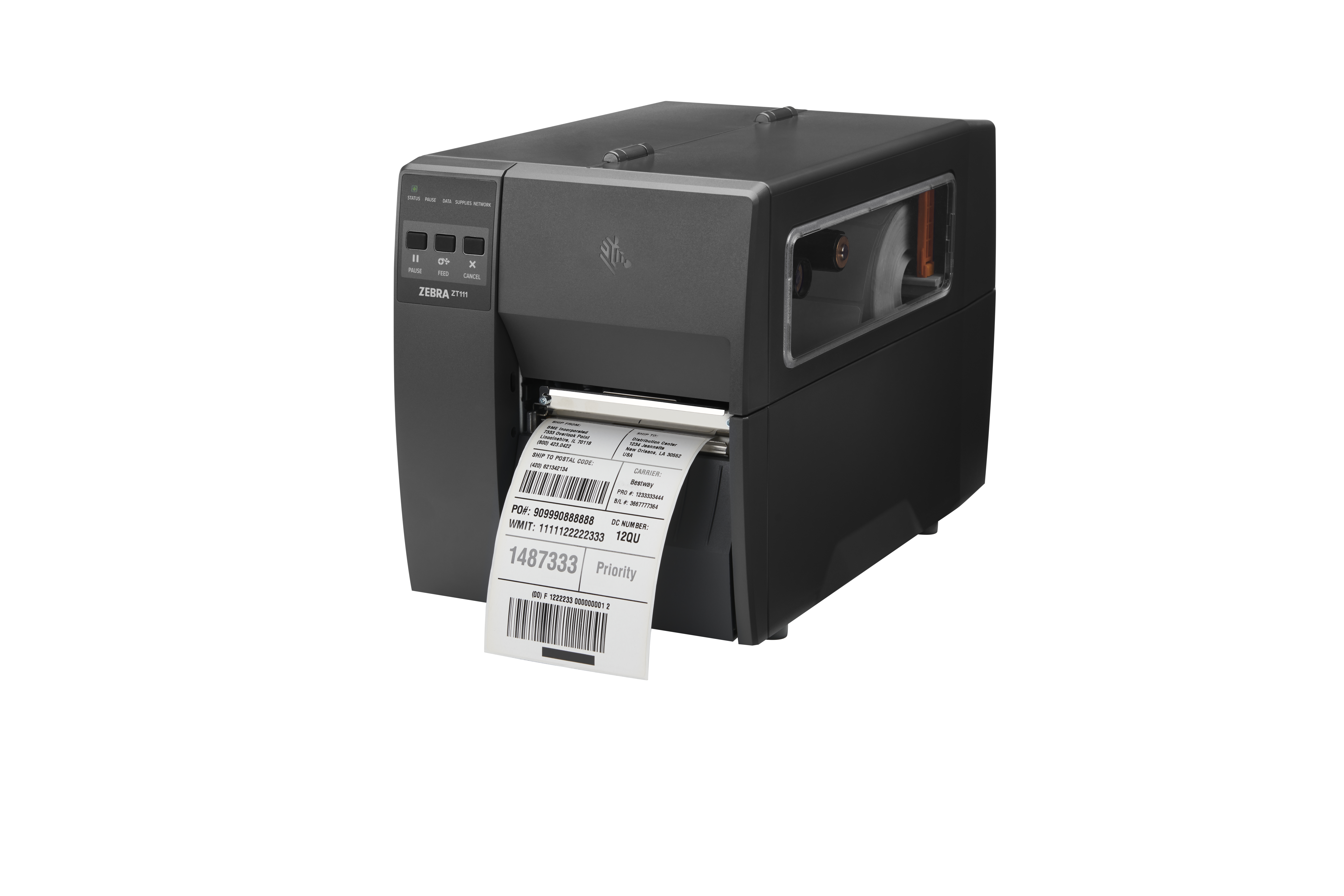 Zebra ZT111 label printer Thermal transfer 300 x DPI Wired  Wireless Ethernet LAN Bluetooth ZT11143-T01000FZ