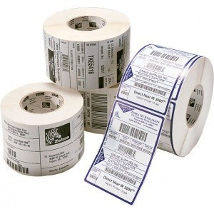 Zebra 10026638 printer label White Self-adhesive