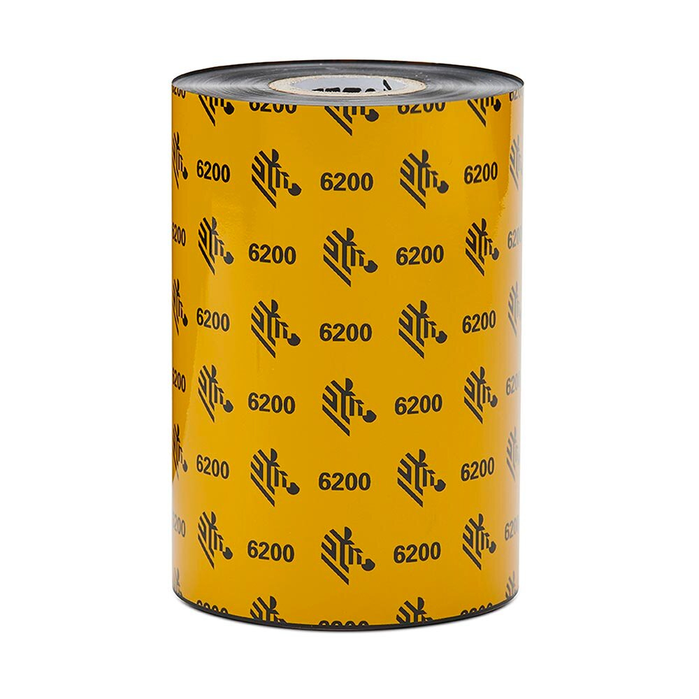 Zebra 6200 Resin thermal ribbon 74 m Black 06200GS11007
