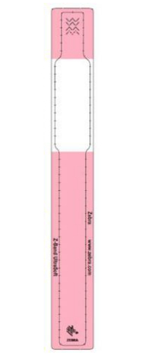 Zebra 10033832-5K printer label Pink, White Non-adhesive