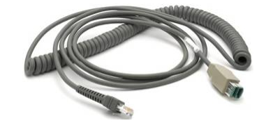 Zebra CBA-U28-C15ZBR barcode reader accessory Charging cable