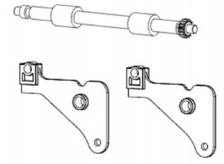 Zebra P1015402 printer roller feeding