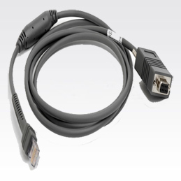 Zebra Motorola RS232 Cable signal 2.1 m Grey CBA-R32-S07PAR