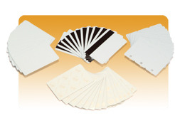 Zebra PVC, 30mil, Recycled Cards 104523-170