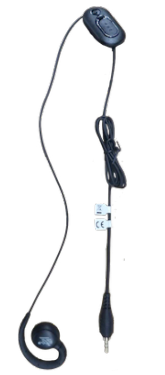 Zebra HDST-35MM-PTVP-02 headphones/headset Wired In-ear Office/Call center Black