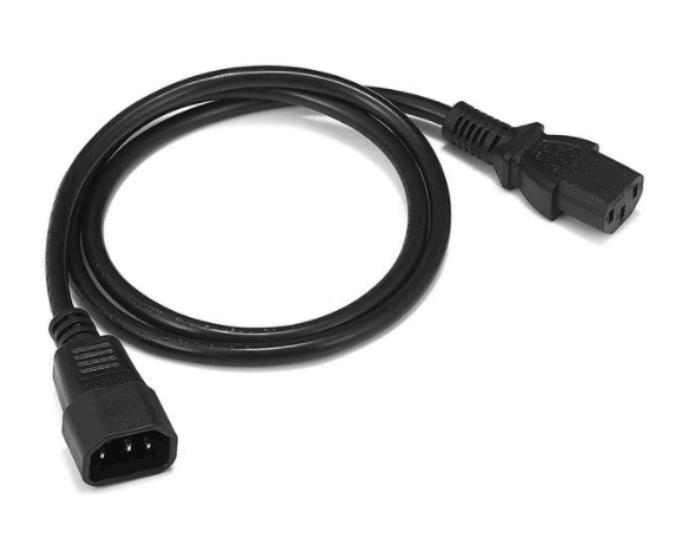 Zebra CS-RAC-NA-IEC-L power cable Black 0.97 m C13 coupler C14