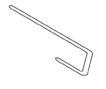 Zebra 140 J-Hook Media Rewind 47062-2
