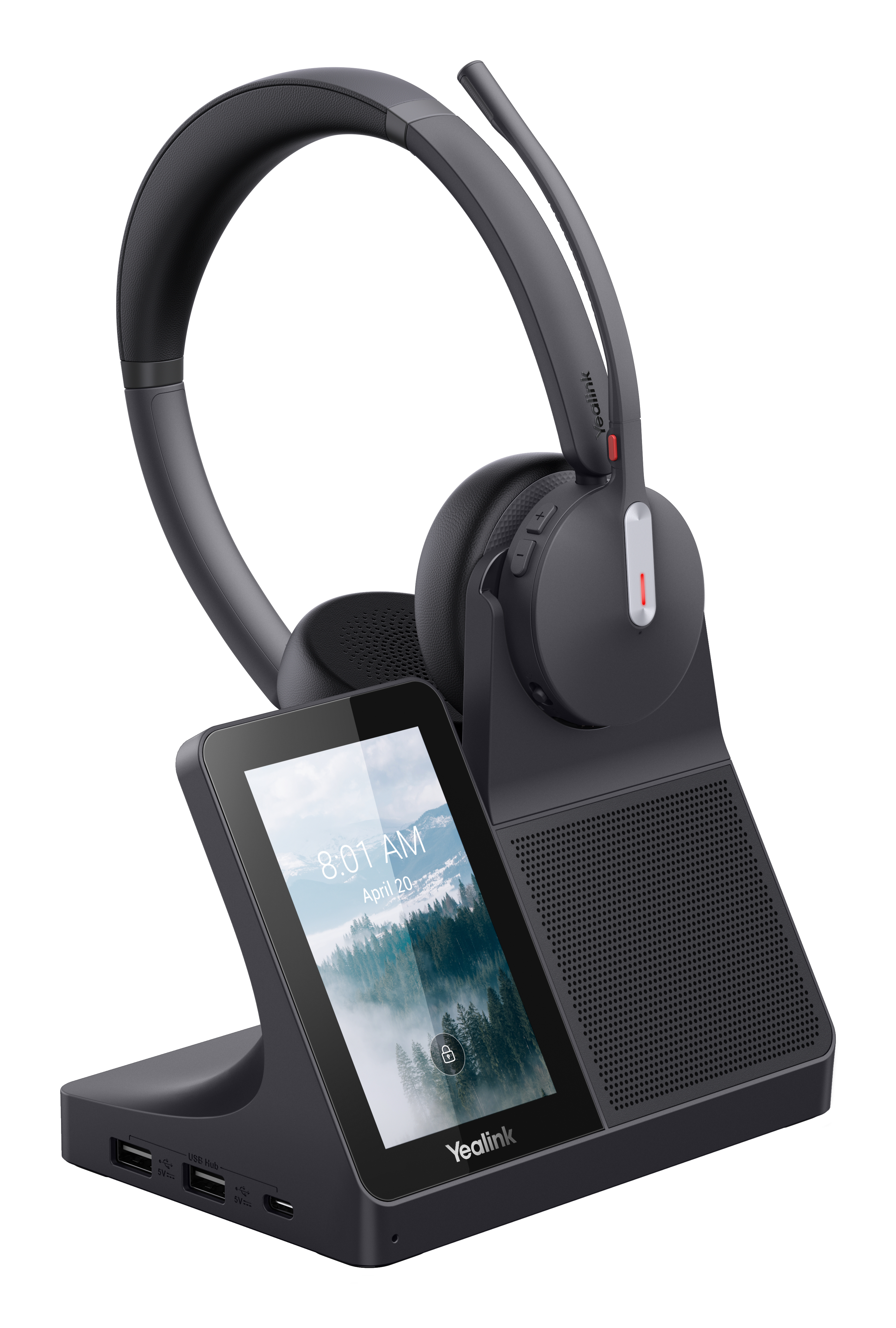 Yealink WH64 Workstation Dual Headset Wired & Wireless Head-band Office/Call center USB Type-C 1208736