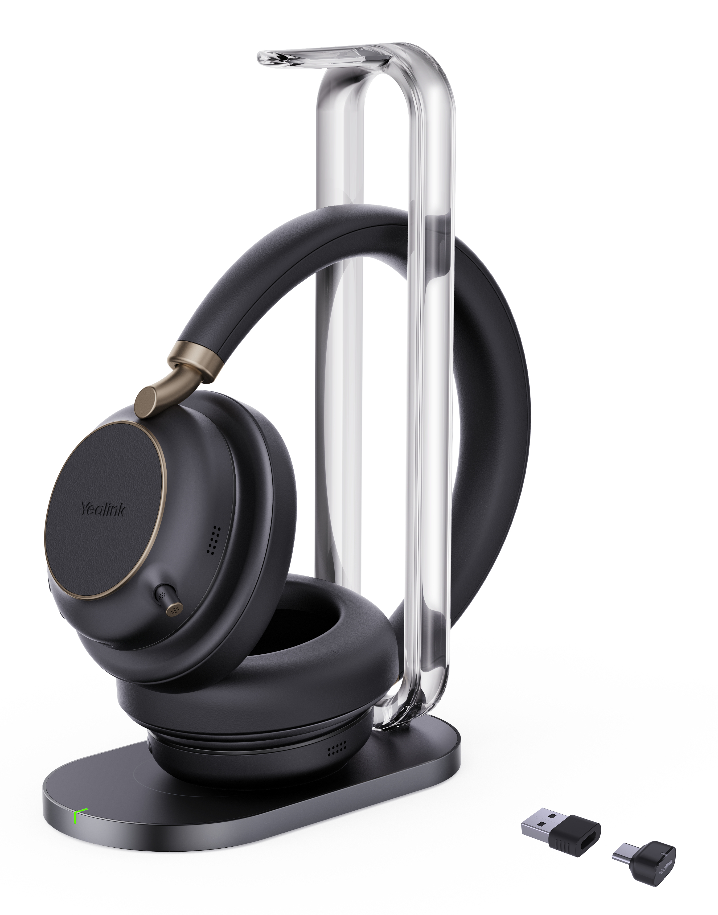 Yealink BH76 Plus with Charging Stand Teams Black USB-C/A Headset 1208699