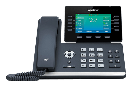 Yealink SIP-T54W IP phone Black 10 lines LCD Wi-Fi 1301081