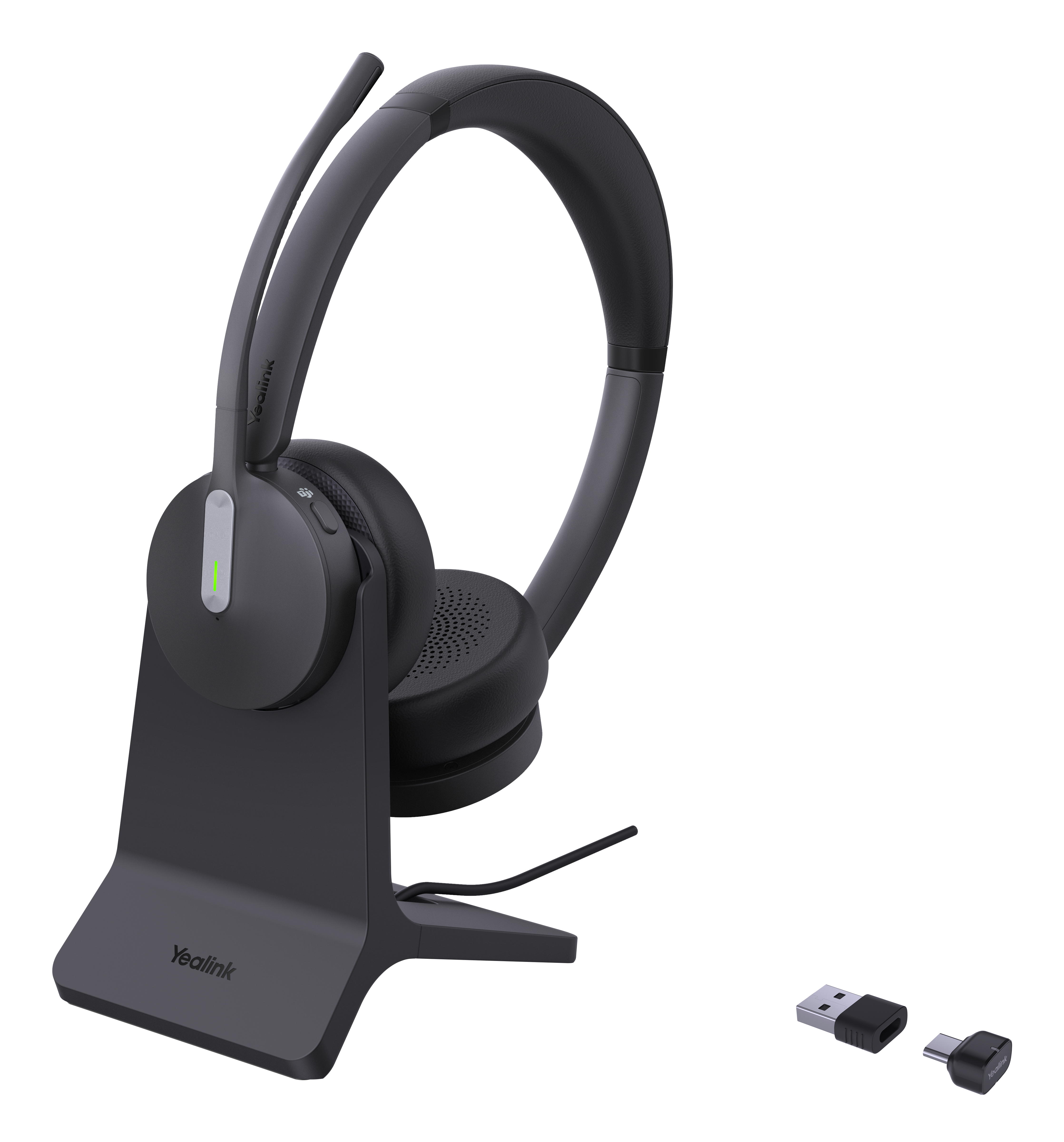 Yealink BH70 Dual with Stand USB-C/A Headset Wireless Head-band Office/Call center USB Type-A 1208701