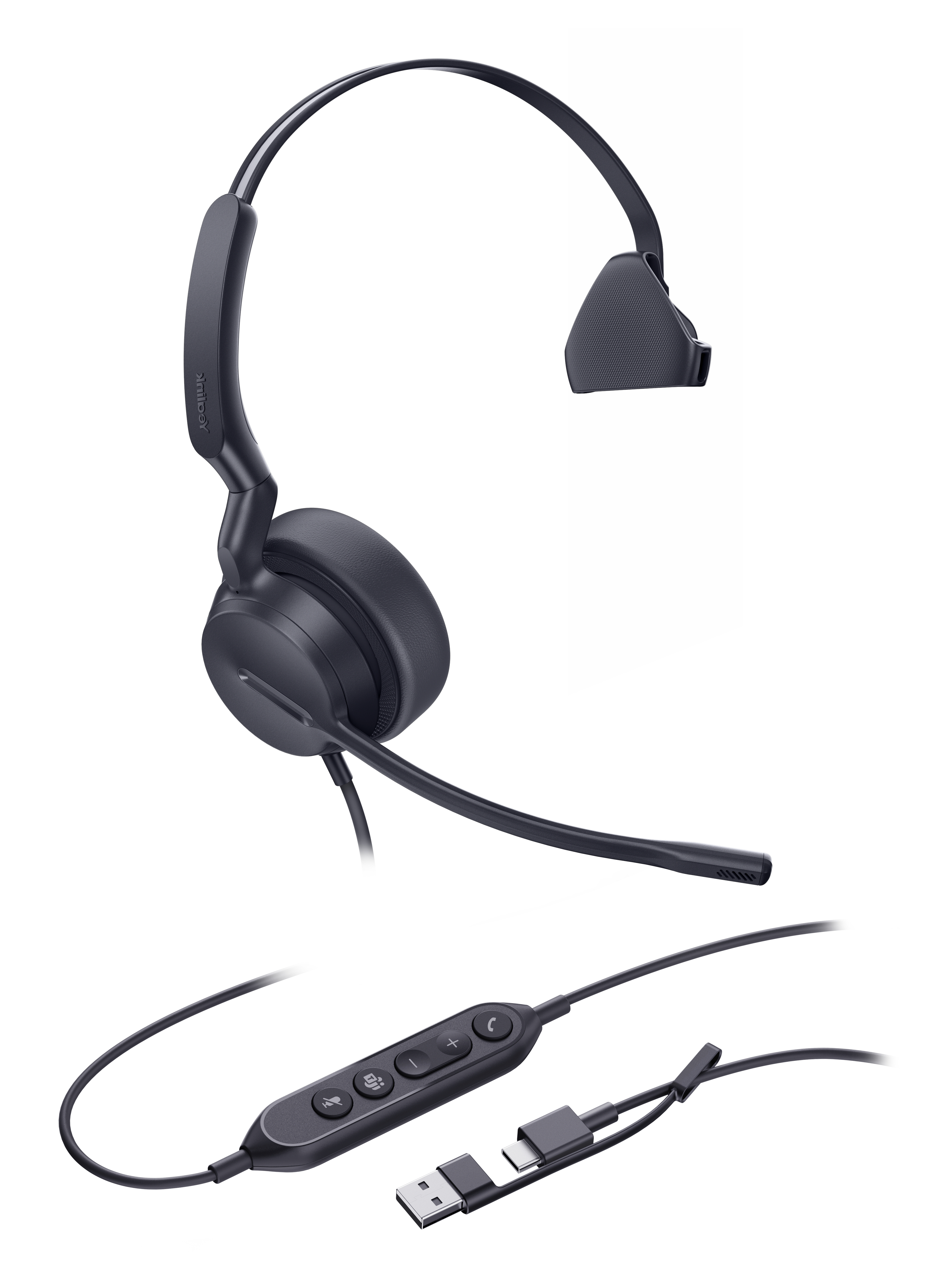 Yealink UH42 Mono Teams USB-C/A Headset 1308216