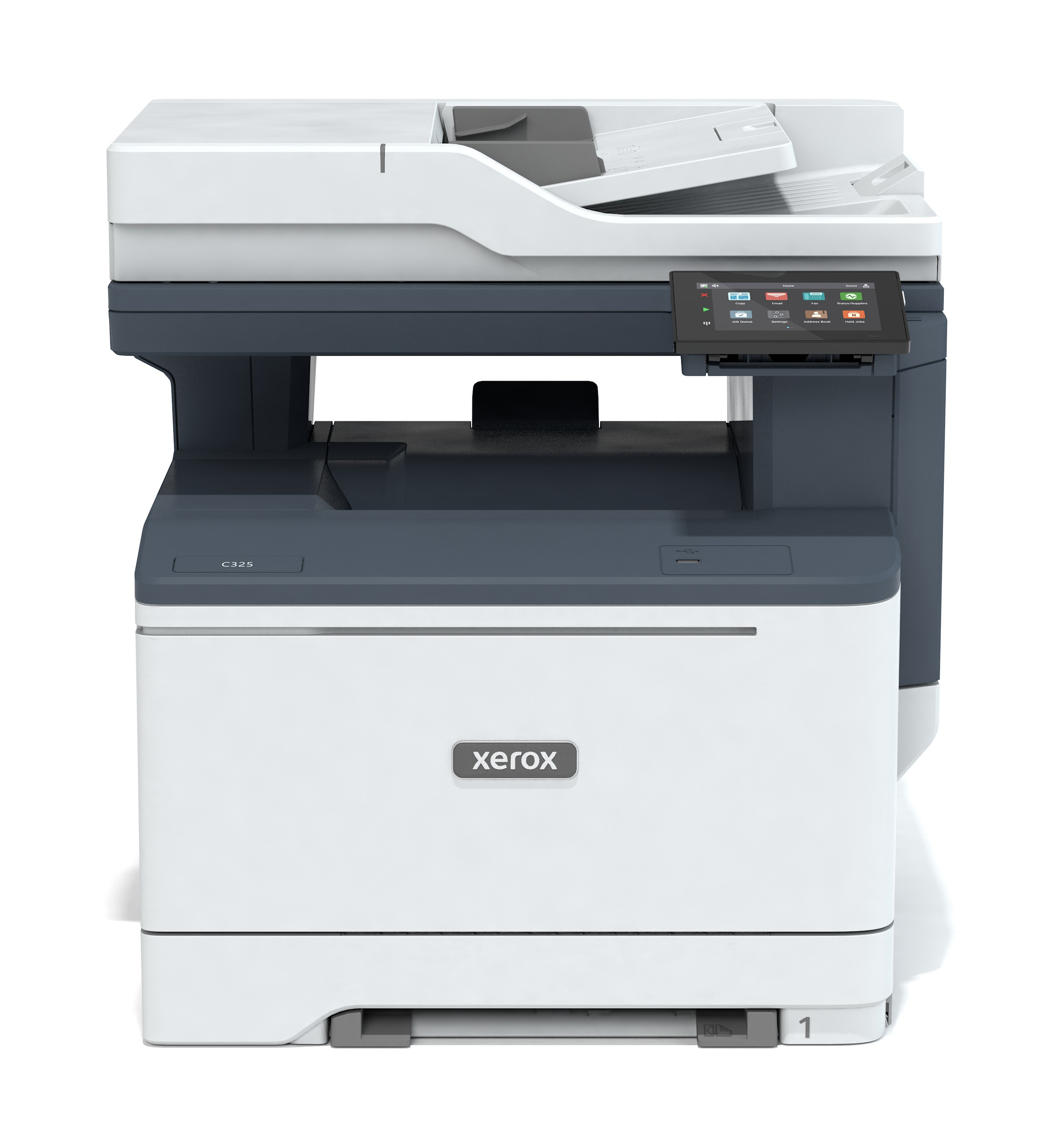 Xerox C325 A4 33ppm Wireless Duplex Copy/Print/Scan/Fax PS3 PCL5e/6 2 Trays Total 251 Sheets C325/DNI