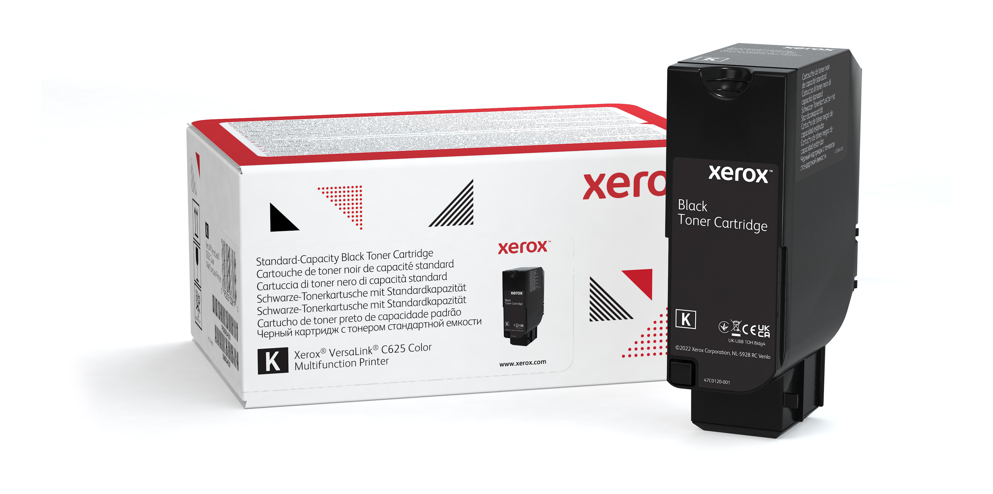 Xerox Genuine ® VersaLink® C620 Color Printer/C625 Multifunction Printer Black Standard capacity 006R04616